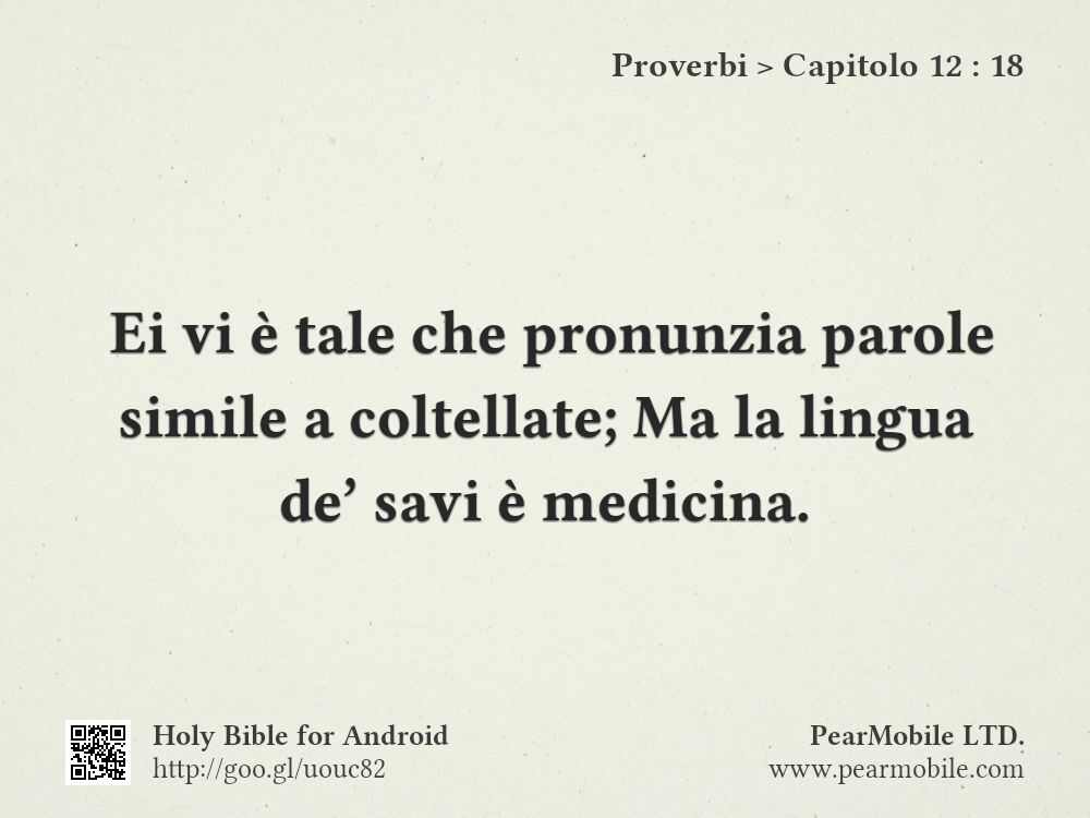 Proverbi, Capitolo 12:18